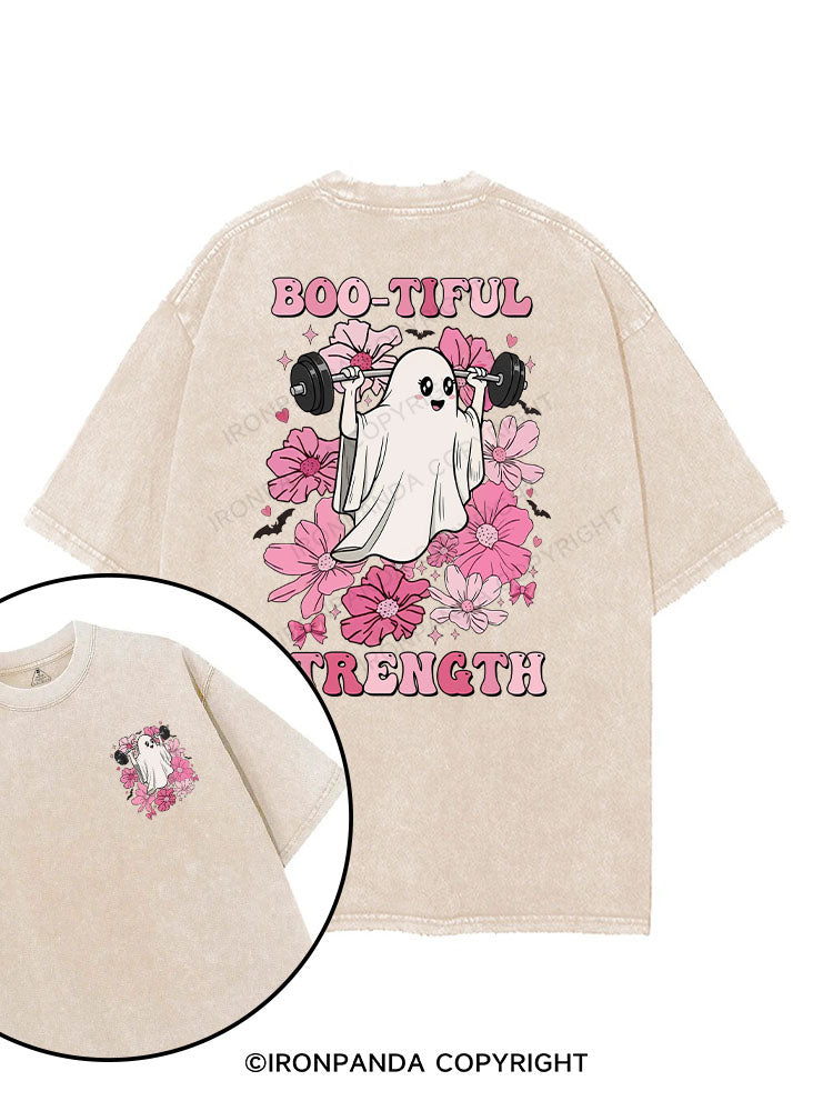 Boo-tiful Strength printed Gym Shirt