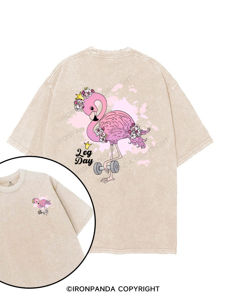 LEG DAY printed Gym Shirt