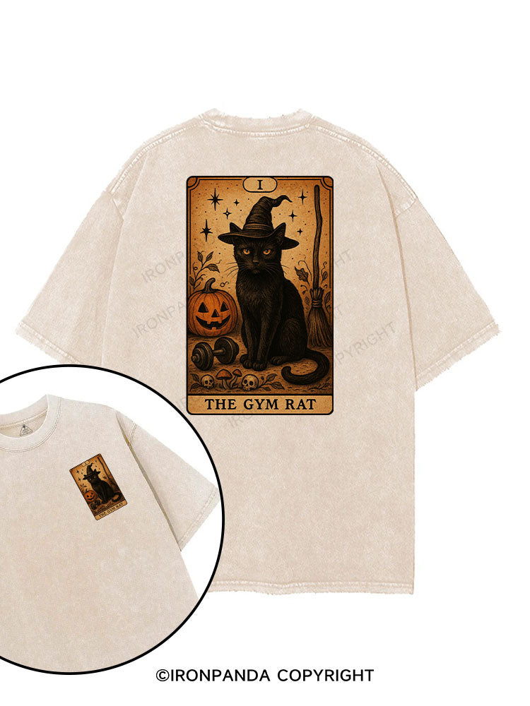 THE GYM RAT printed Gym Shirt