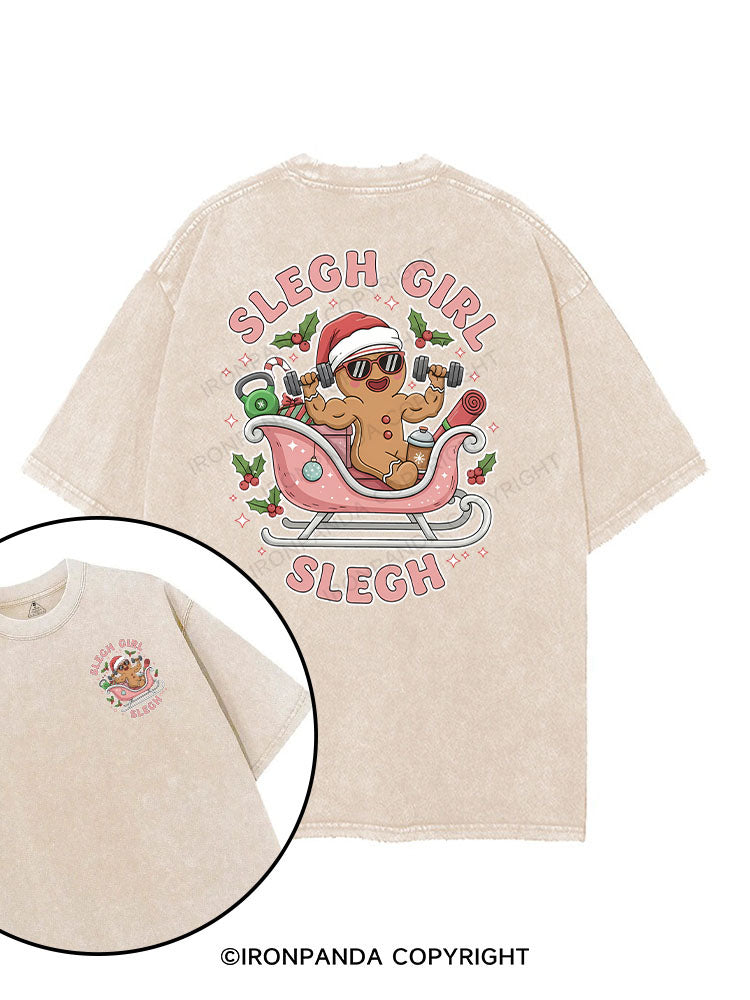 SLEGH GIRL SLEGH printed Gym Shirt