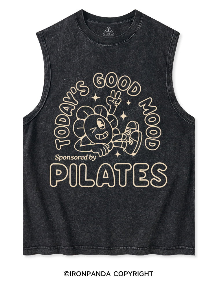 today's good mood sponsored by pilates Washed Tank Washed Tank