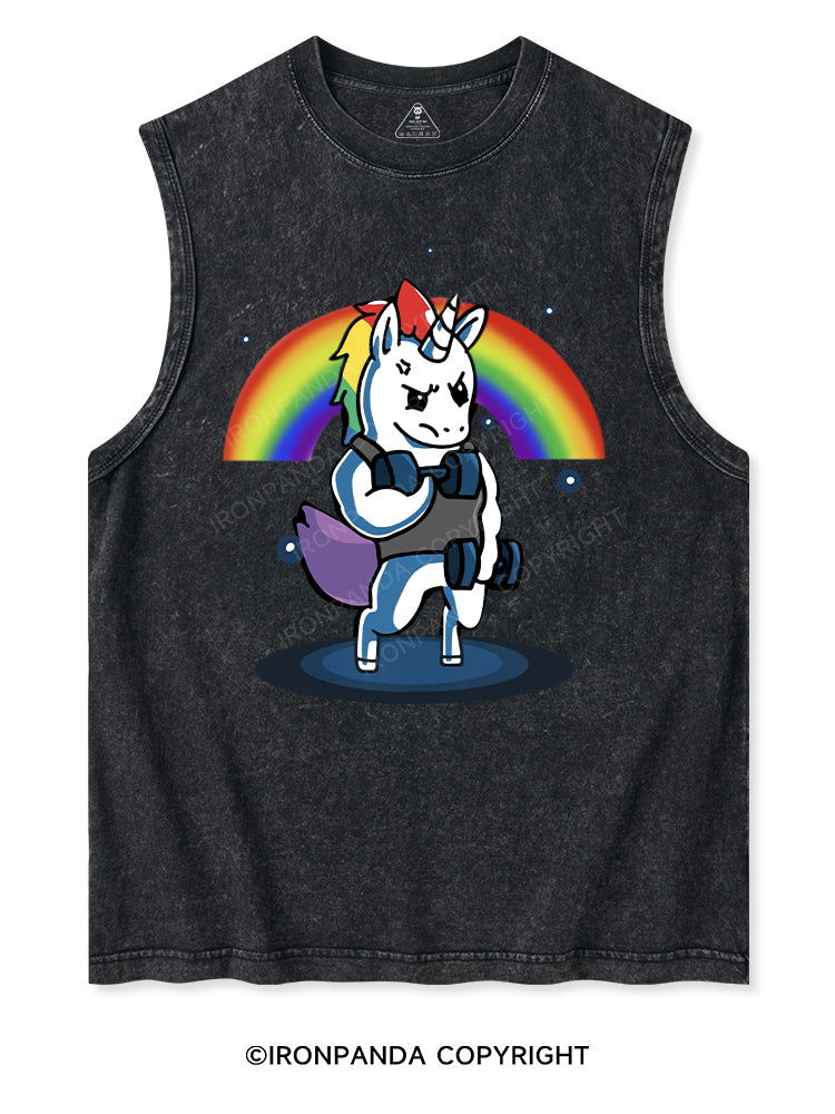 Unicorn Rainbow Washed Tank