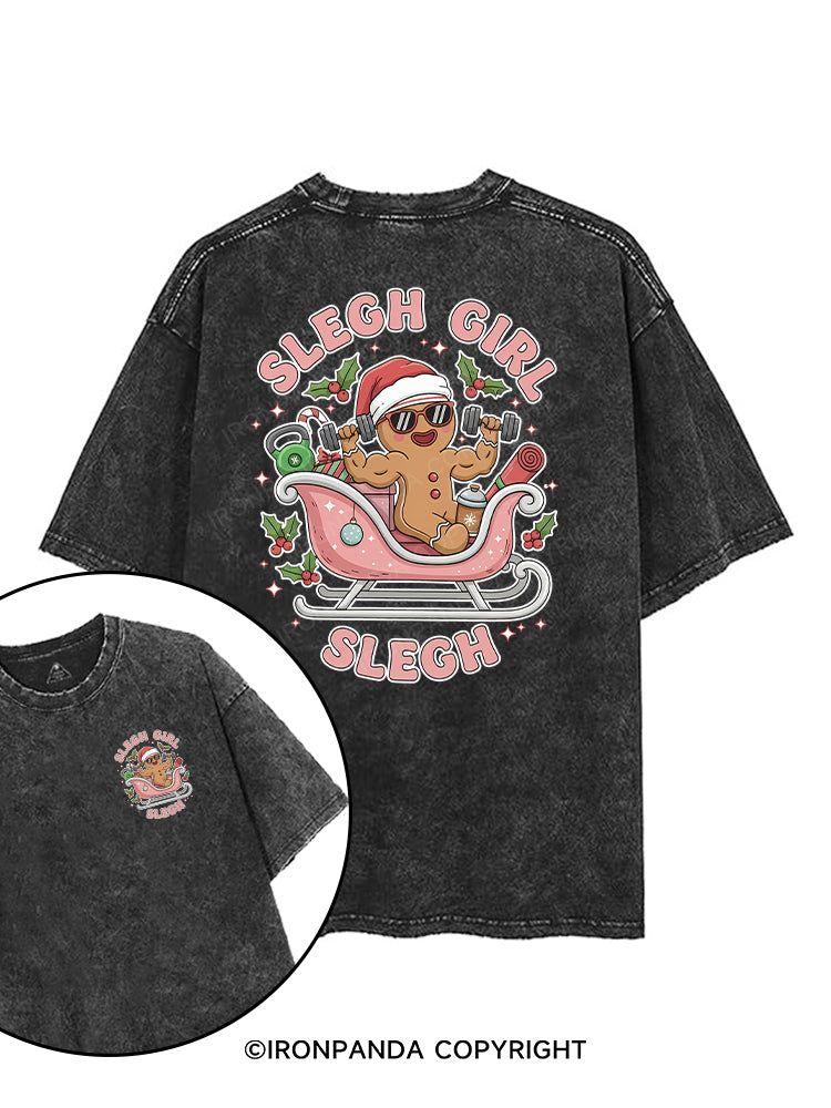 SLEGH GIRL SLEGH printed Gym Shirt