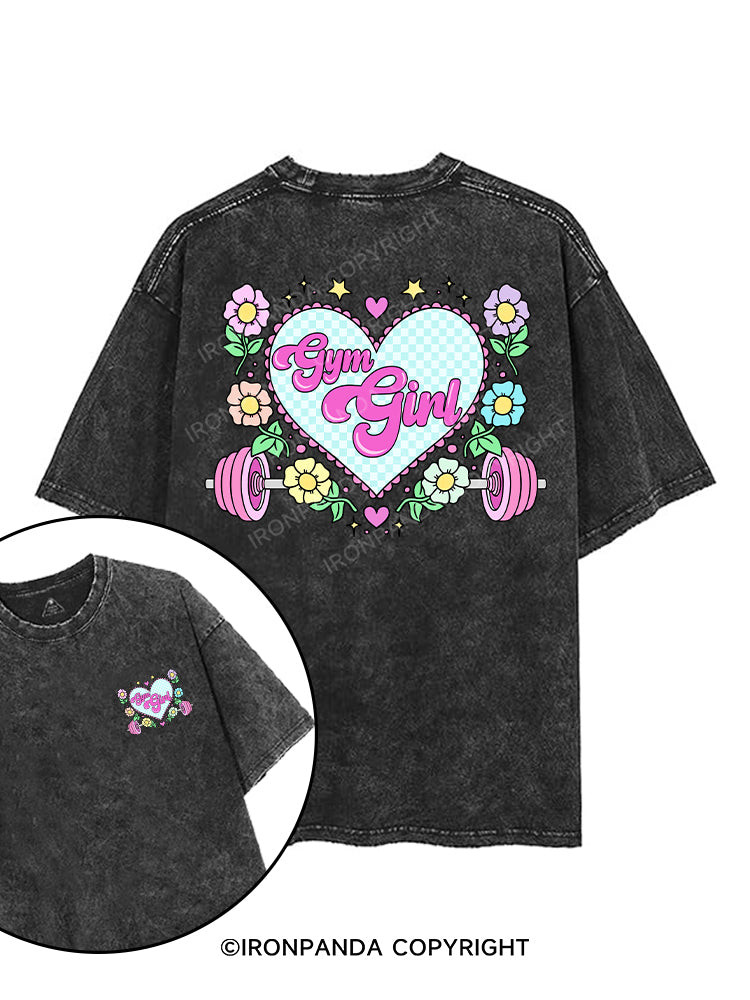 GYM Lady printed Gym Shirt