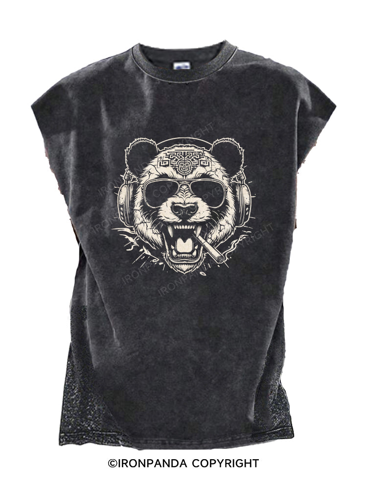 Fierce panda Cut Off Tank