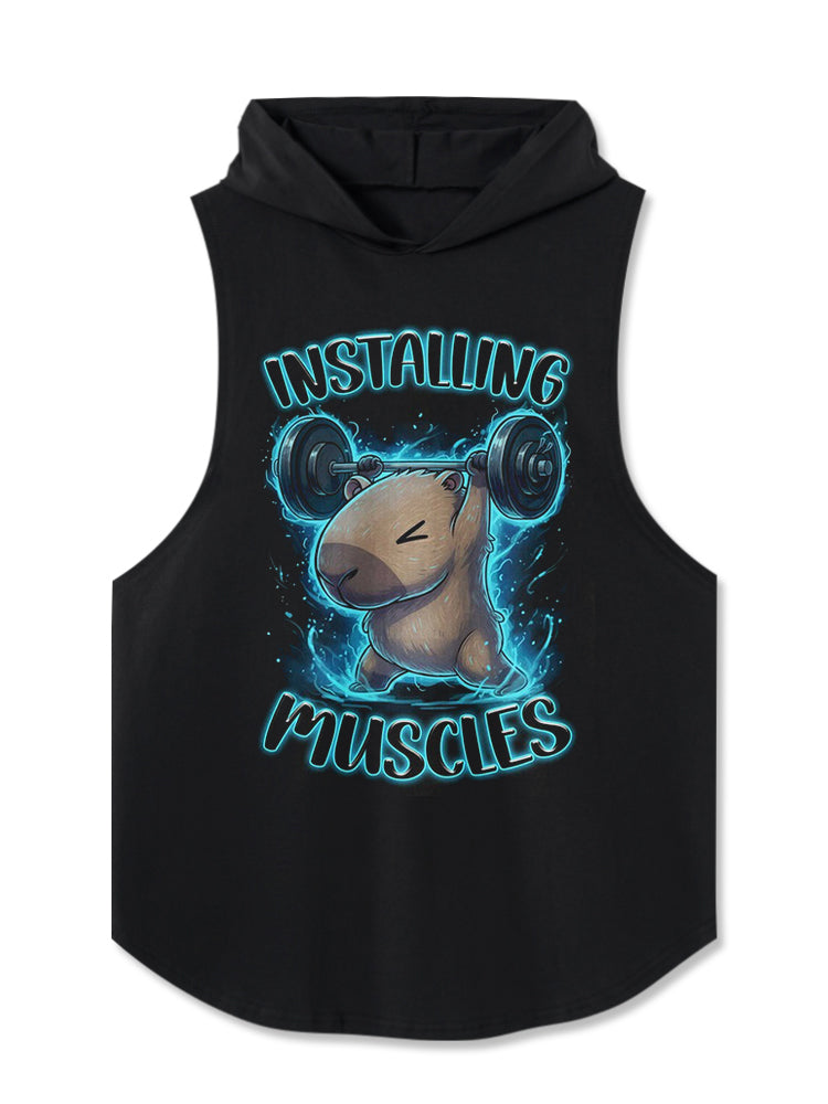 Installing Muscles Hooded Tank