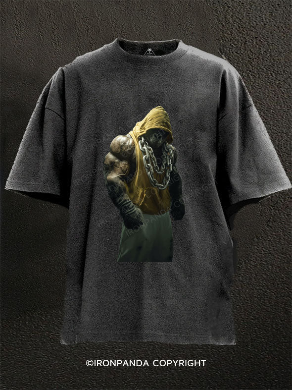 Bodybuilding gorilla Washed Gym Shirt