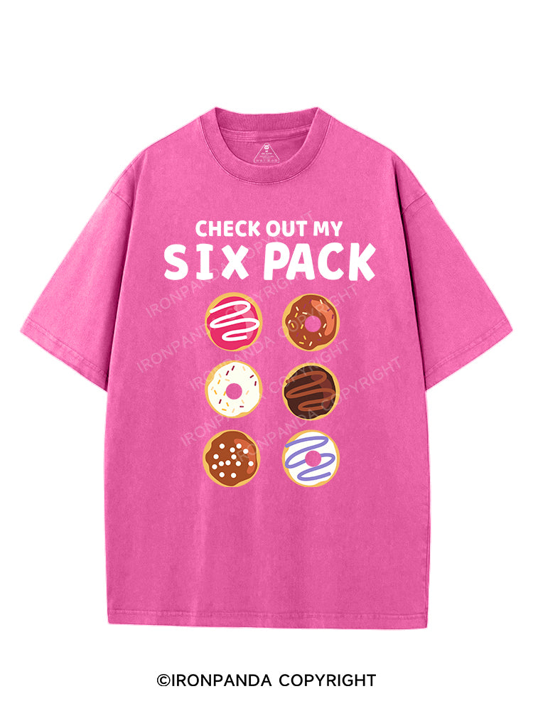 CHECK OUT MY SIX PACK VINTAGE GYM SHIRT