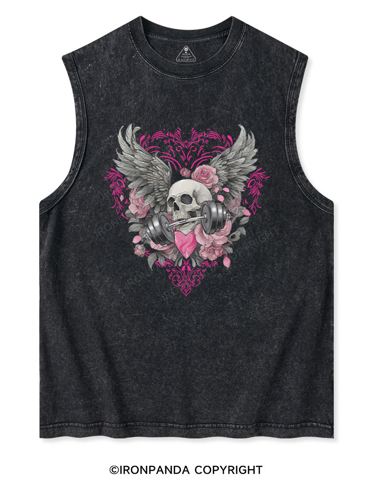 Bone Wings Lift Washed Tank