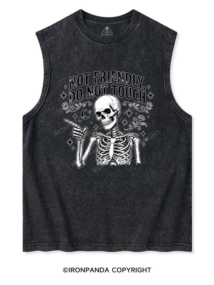 NOT FRIENDLY, DO NOT TOUCH Washed Tank