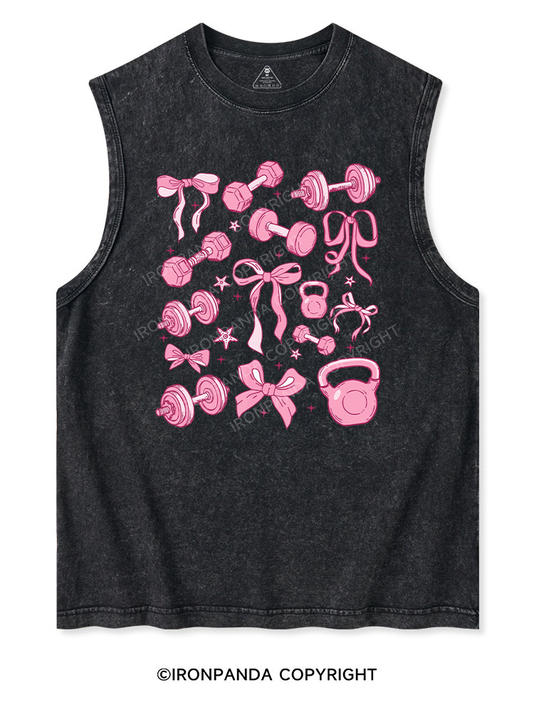Pink Power Club Washed Tank