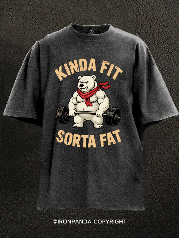 KINDA FIT SORTA FAT Washed Gym Shirt