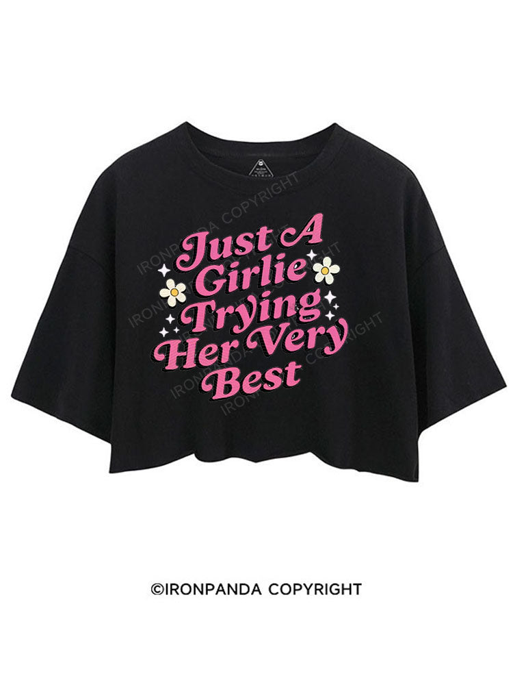 Just a girlie trying her very best CROP TOPS