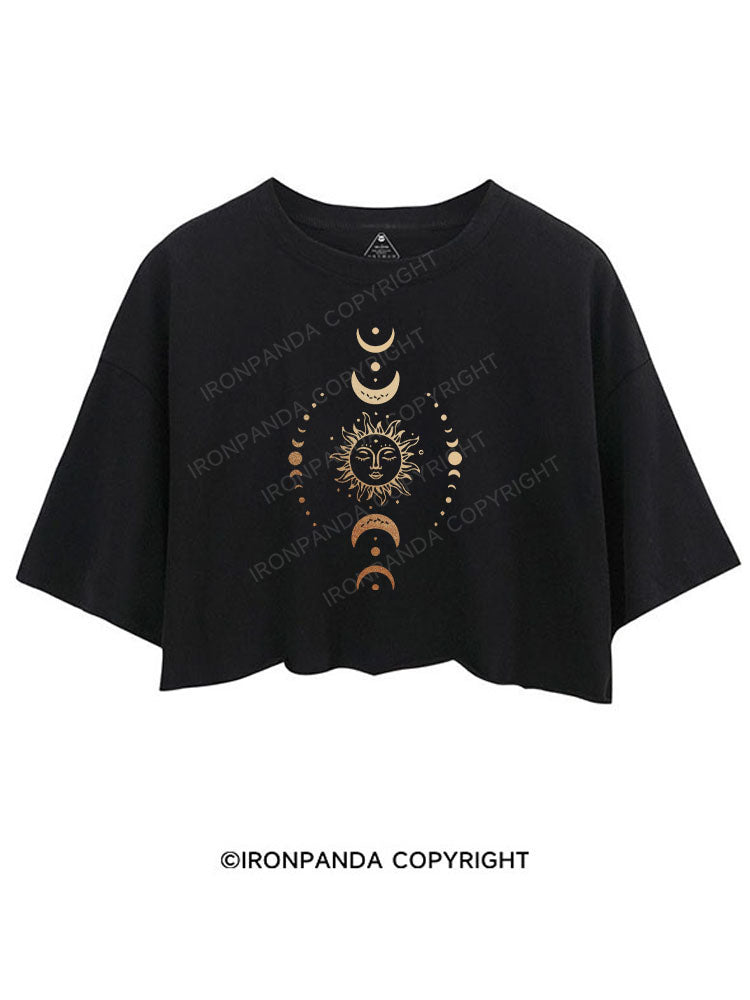 SUN AND MOON CROP TOPS