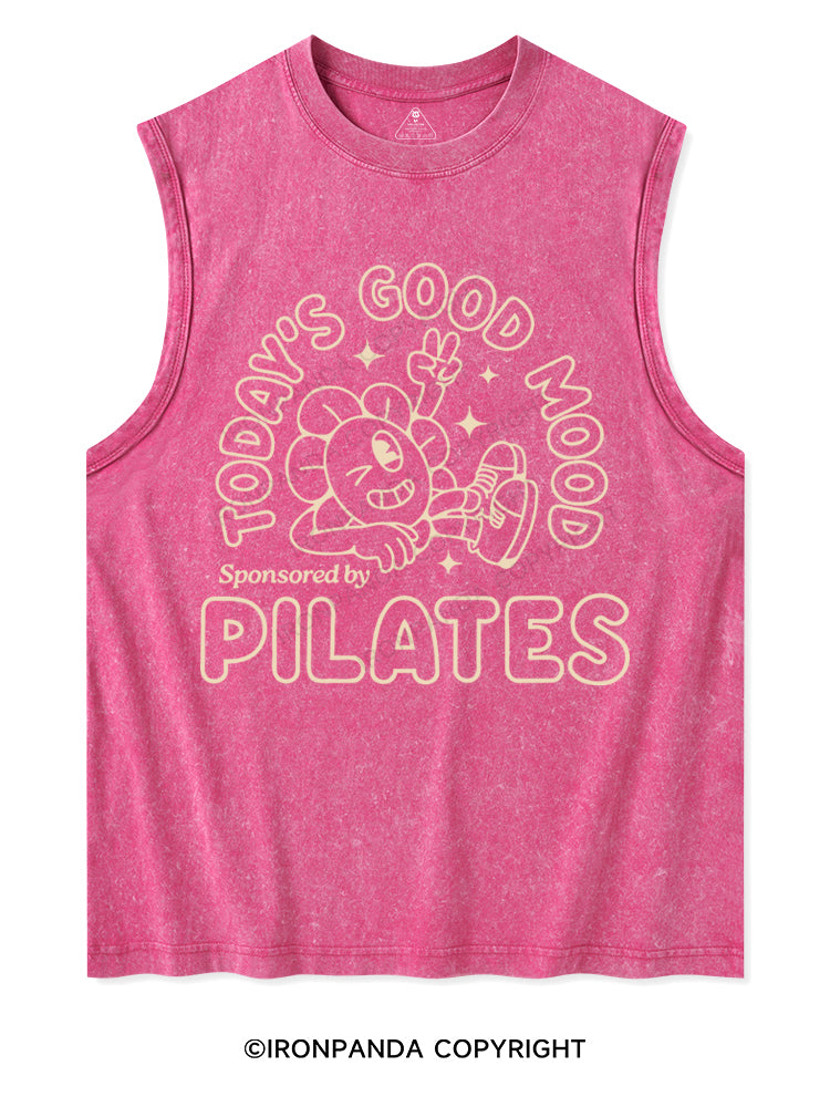 today's good mood sponsored by pilates Washed Tank Washed Tank