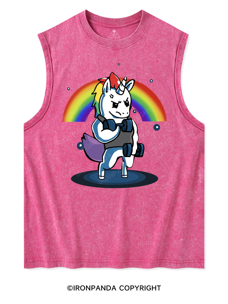 Unicorn Rainbow Washed Tank