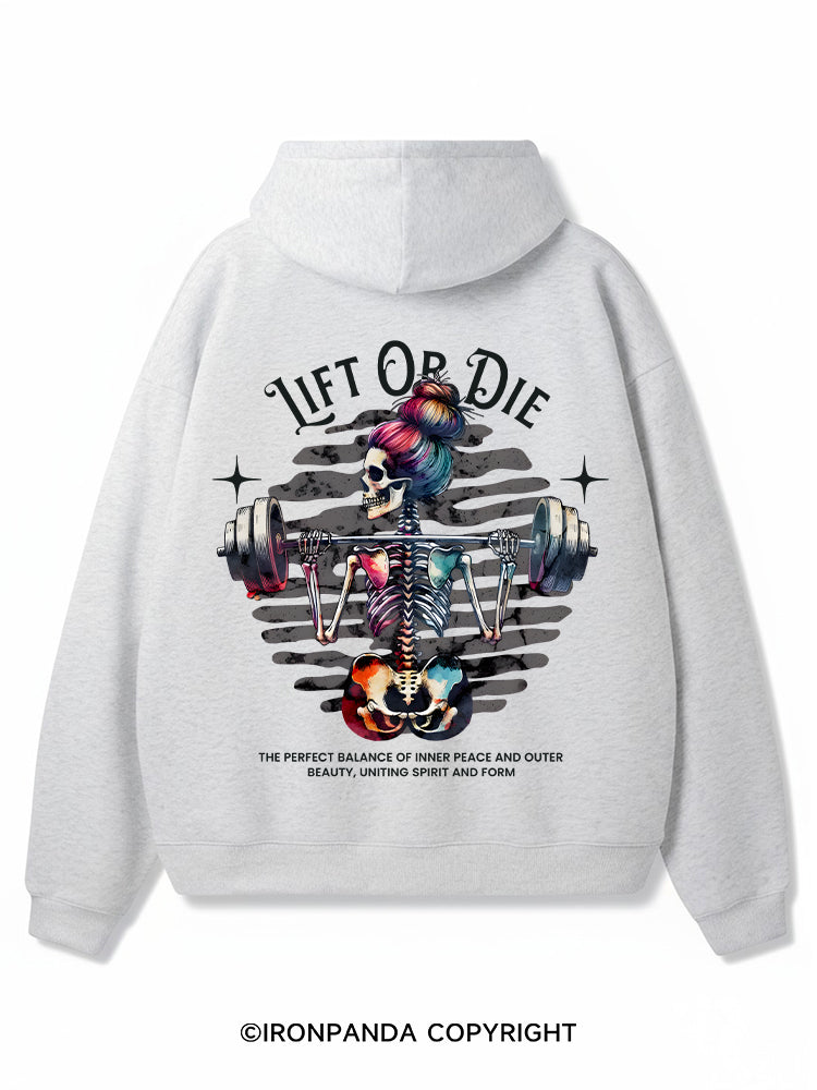 Lift or Die Premium Fleece Gym Hoodie