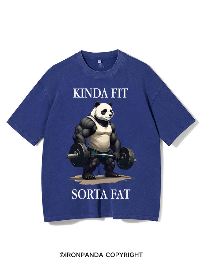 Kinda Fit Sorta Fat Washed Gym Shirt