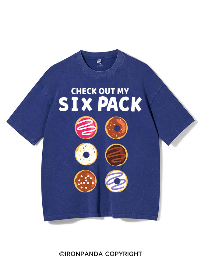 Check Out  My Six Pack Washed Gym Shirt