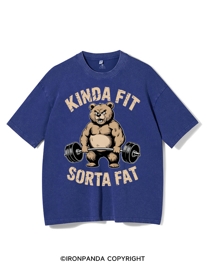 KINDA FIT SORTA FAT Washed Gym Shirt