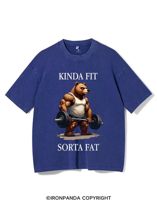 KINDA FIT SORTA FAT Washed Gym Shirt