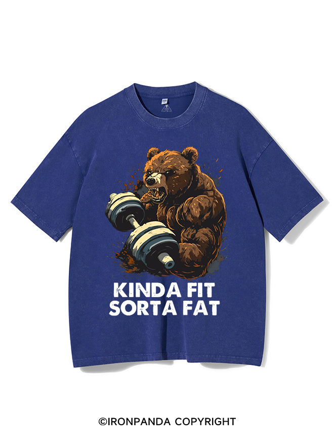 KINDA FIT SORTA FAT Washed Gym Shirt