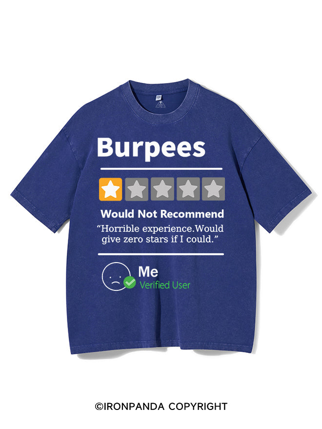 BURPEES REVIEWED Washed Gym Shirt