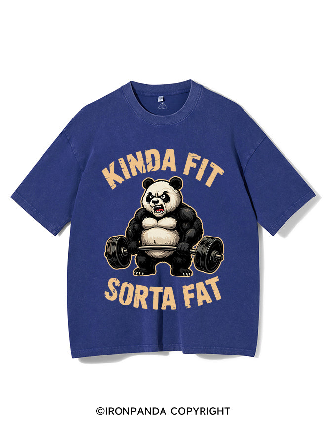 KINDA FIT SORTA FAT Washed Gym Shirt