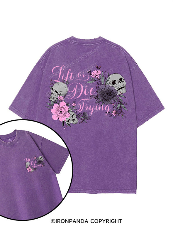 Lift or Die Trying printed Gym Shirt