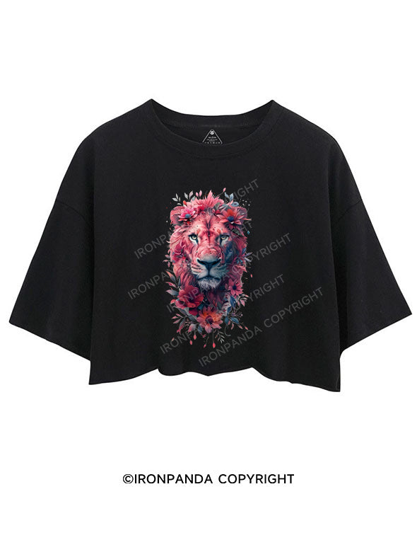 lion CROP TOPS