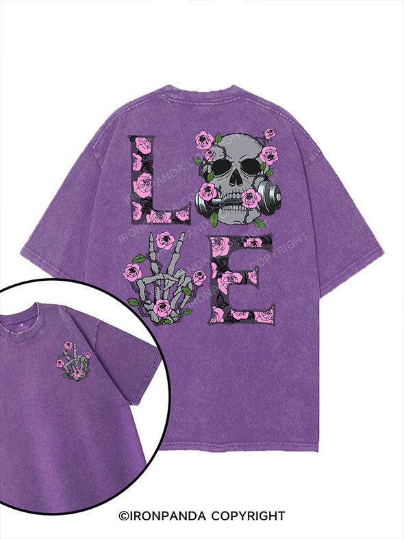love printed Gym Shirt