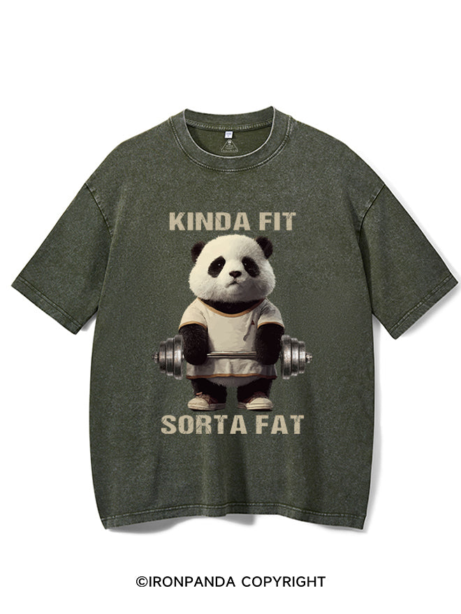 KINDA FIT SORTA FAT Washed Gym Shirt