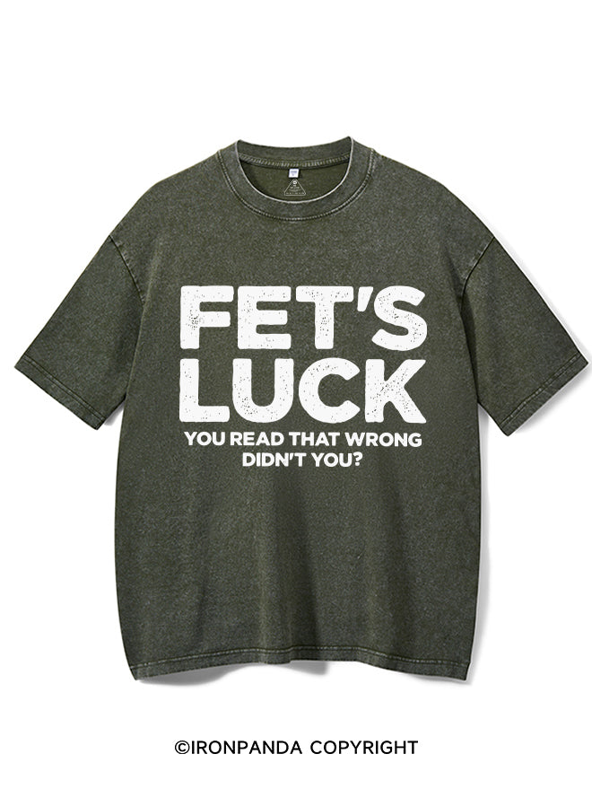 YOU READ THAT WRONG DIDN’T YOU? Washed Gym Shirt
