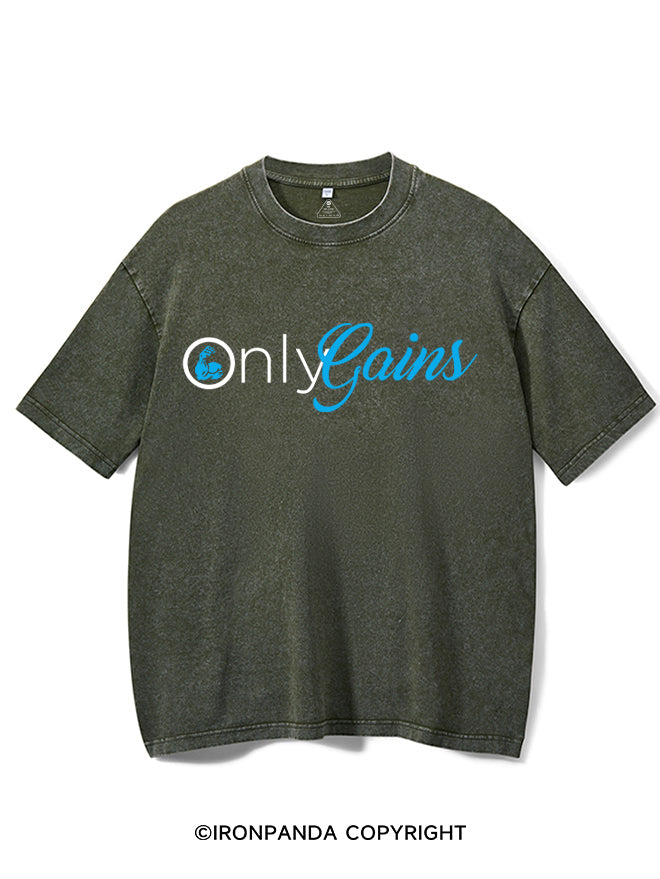 only gains Washed Gym Shirt