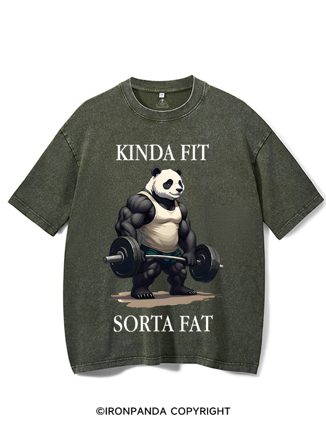 Kinda Fit Sorta Fat Washed Gym Shirt