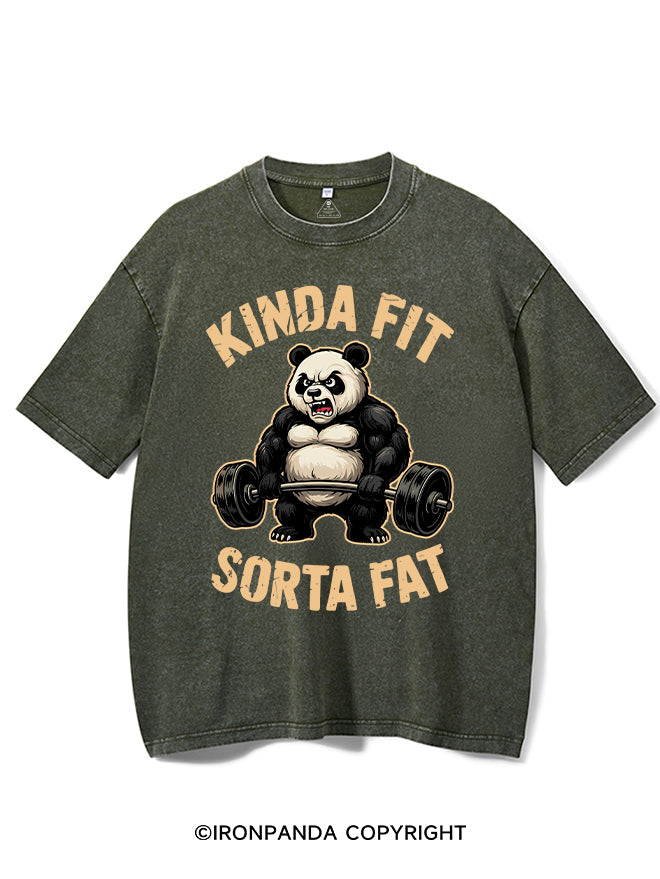 KINDA FIT SORTA FAT Washed Gym Shirt