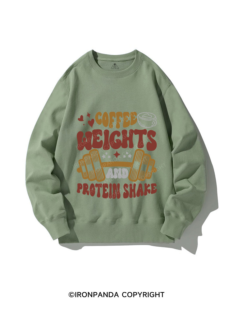 Coffee Weight Protein CREWNECK Sweatshirt