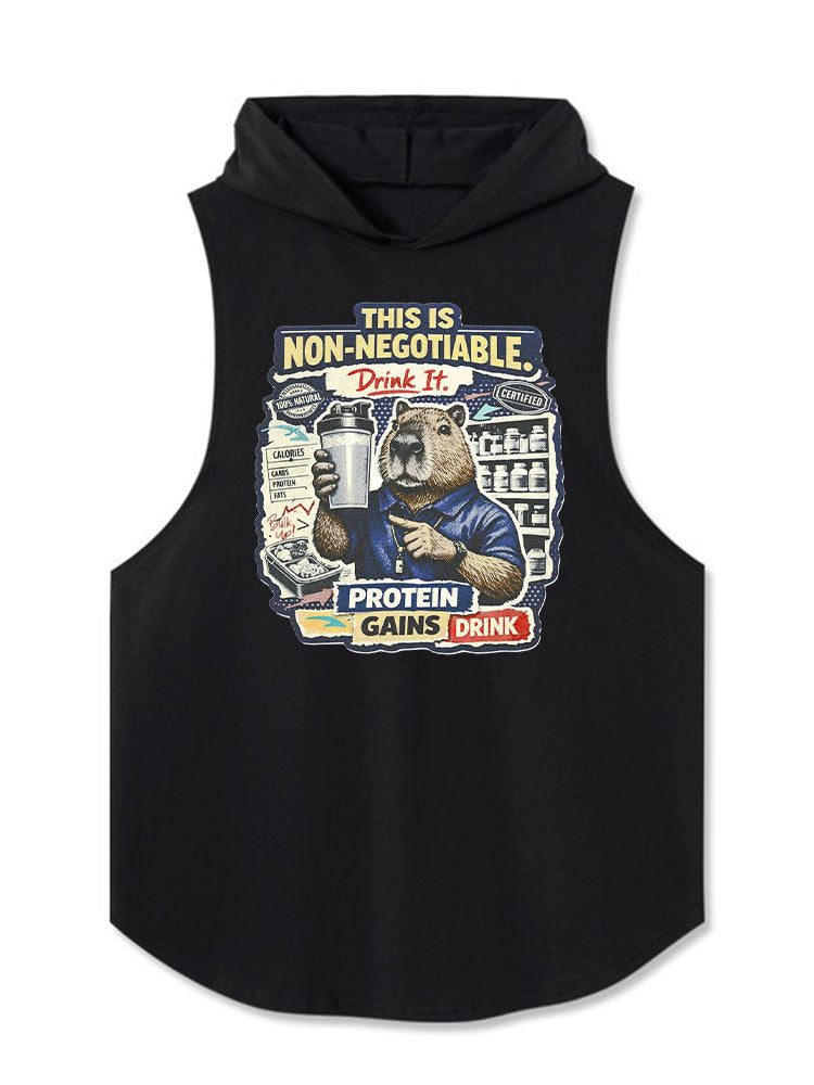 THIS IS NON‑NEGOTIABLE Hooded Tank