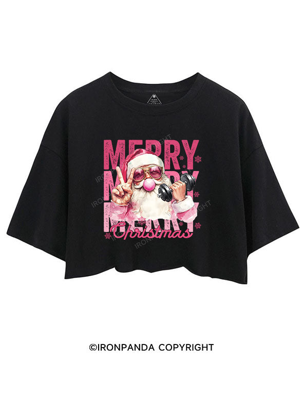 merry Christmas CROP TOPS