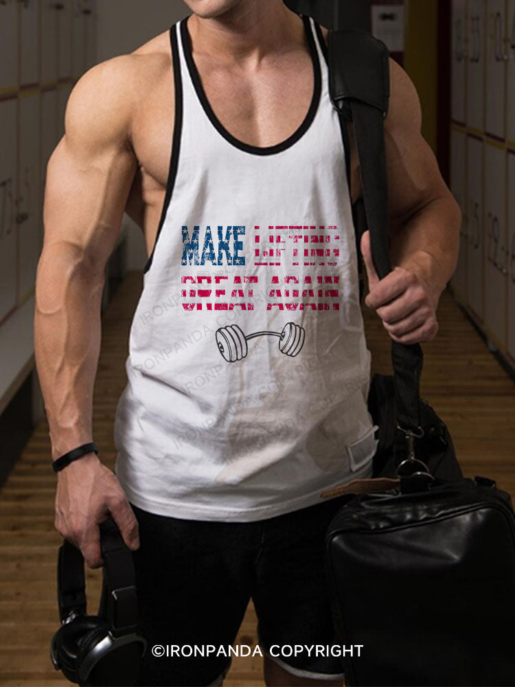 make lifting great again Stringer Gym Vest
