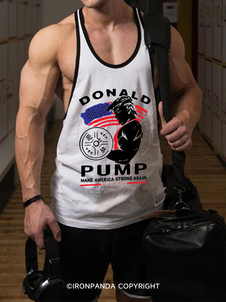 Make American Strong Again Stringer Gym Vest