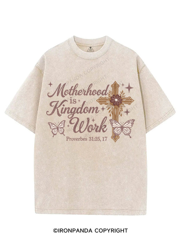 mother is kingdom work VINTAGE GYM SHIRT