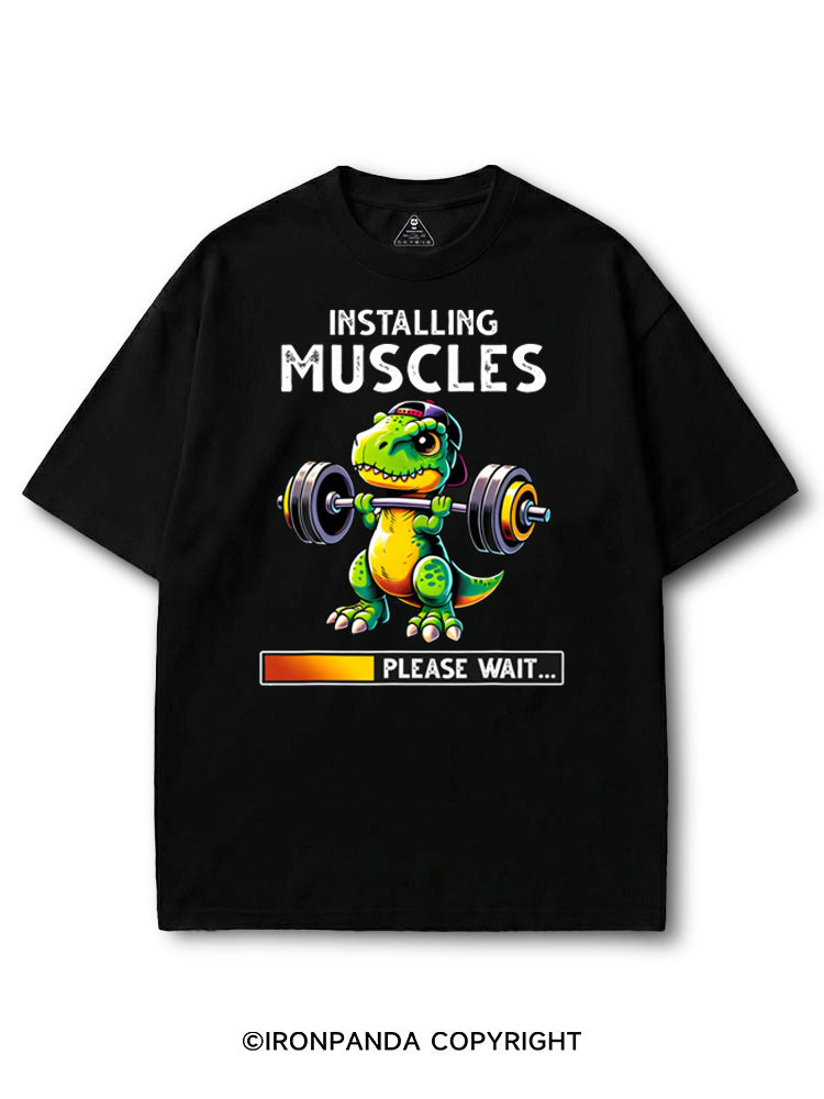 Installing Muscles Please Wait Dino COTTON PUMP COVER