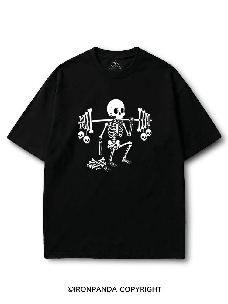 Skeleton Weightlifting Bones COTTON PUMP COVER