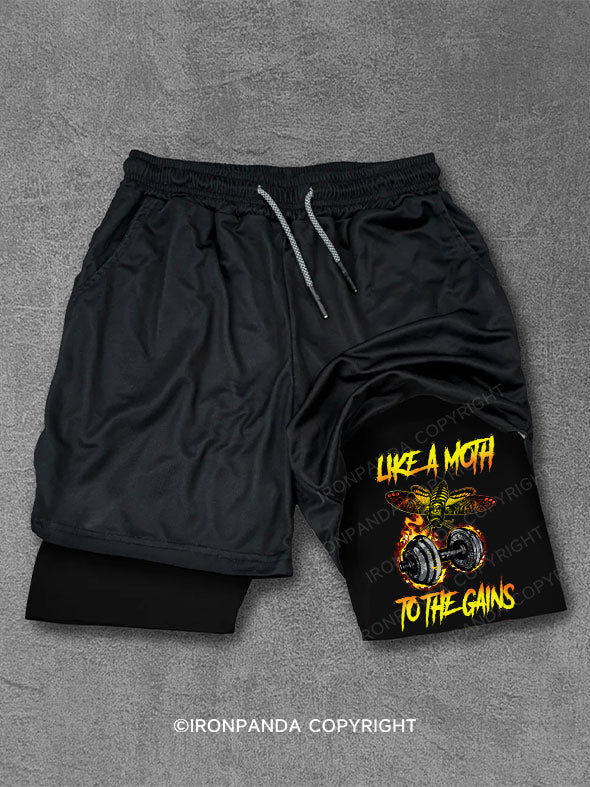 Like A Moth To The Gains Performance Training Shorts