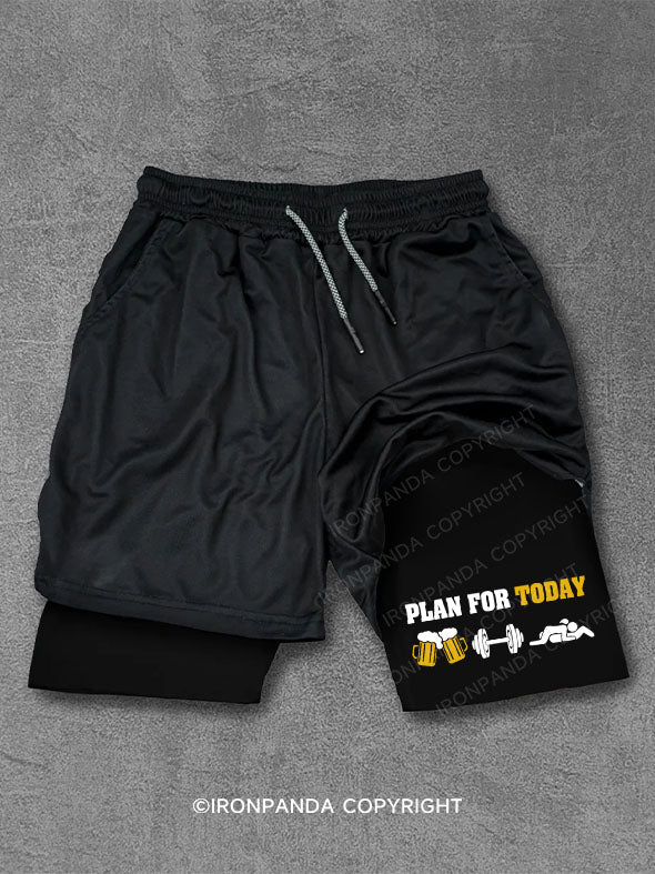 PLAN FOR TODAY Performance Training Shorts