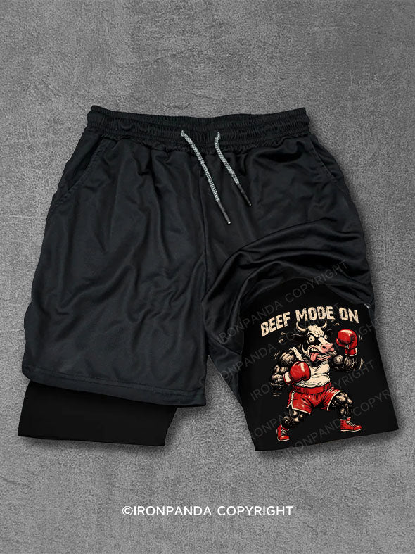 beef mode on Performance Training Shorts