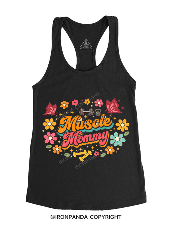 muscle mommy Gym Racerback Tank