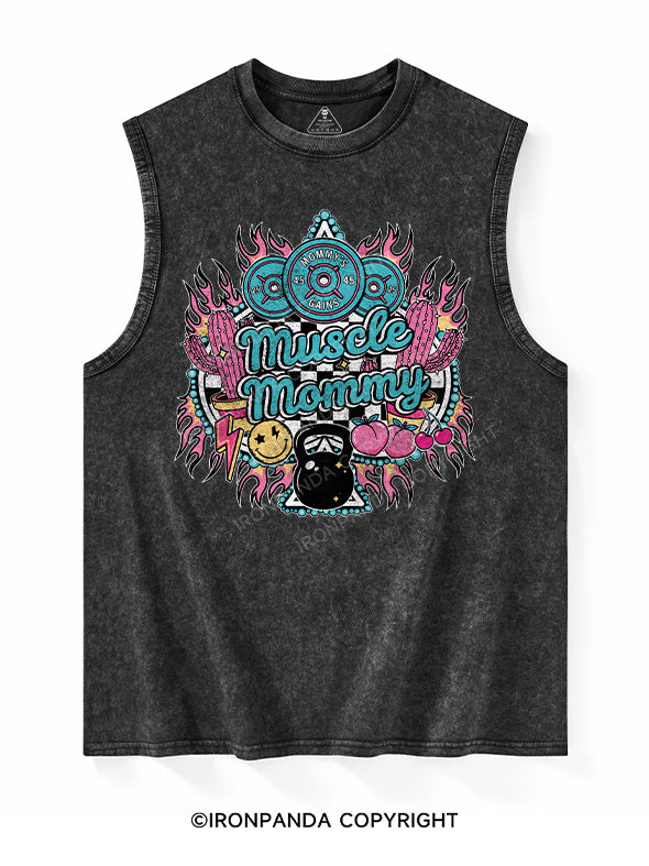muscle mommy Washed Tank