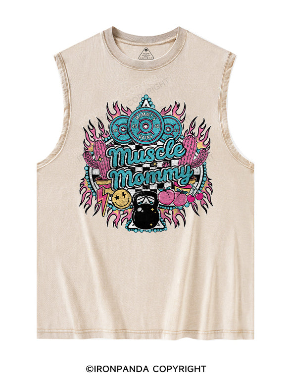 muscle mommy Washed Tank